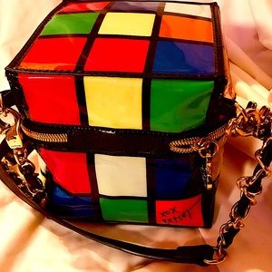 Betsey Johnson rubix cube handbag